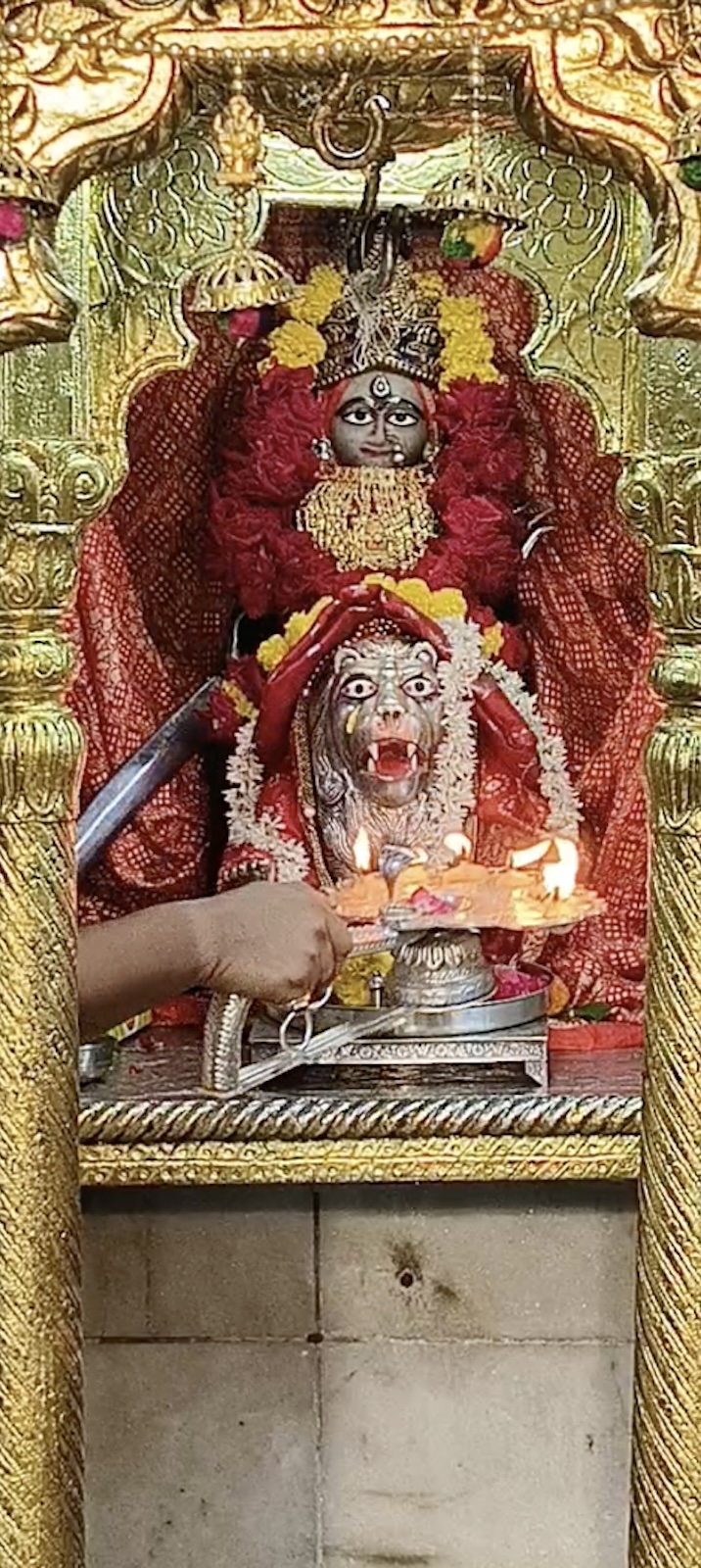 Aarti Darshan Maa Amba at Shree Kubereshwar Mahadev