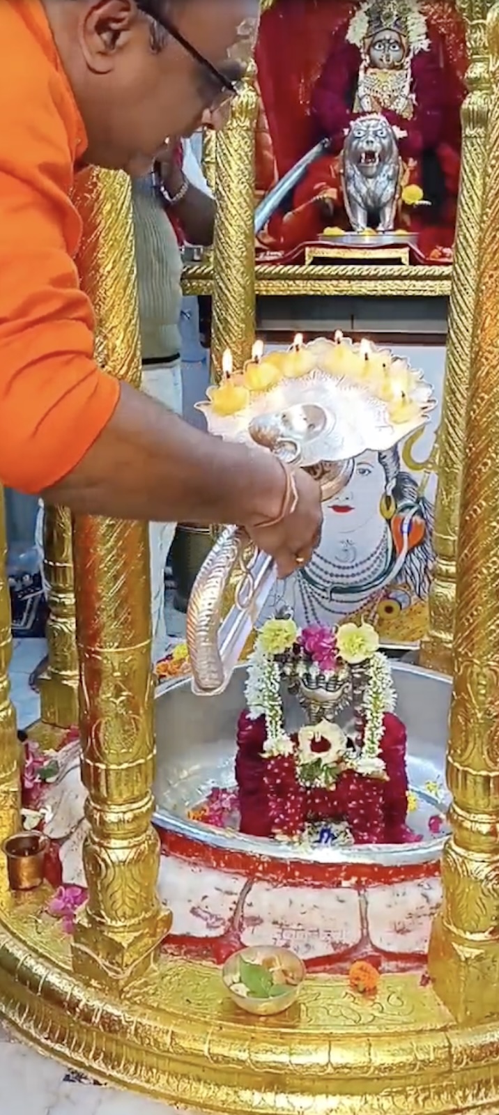 Aarti Darshan Maa Amba at Shree Kubereshwar Mahadev