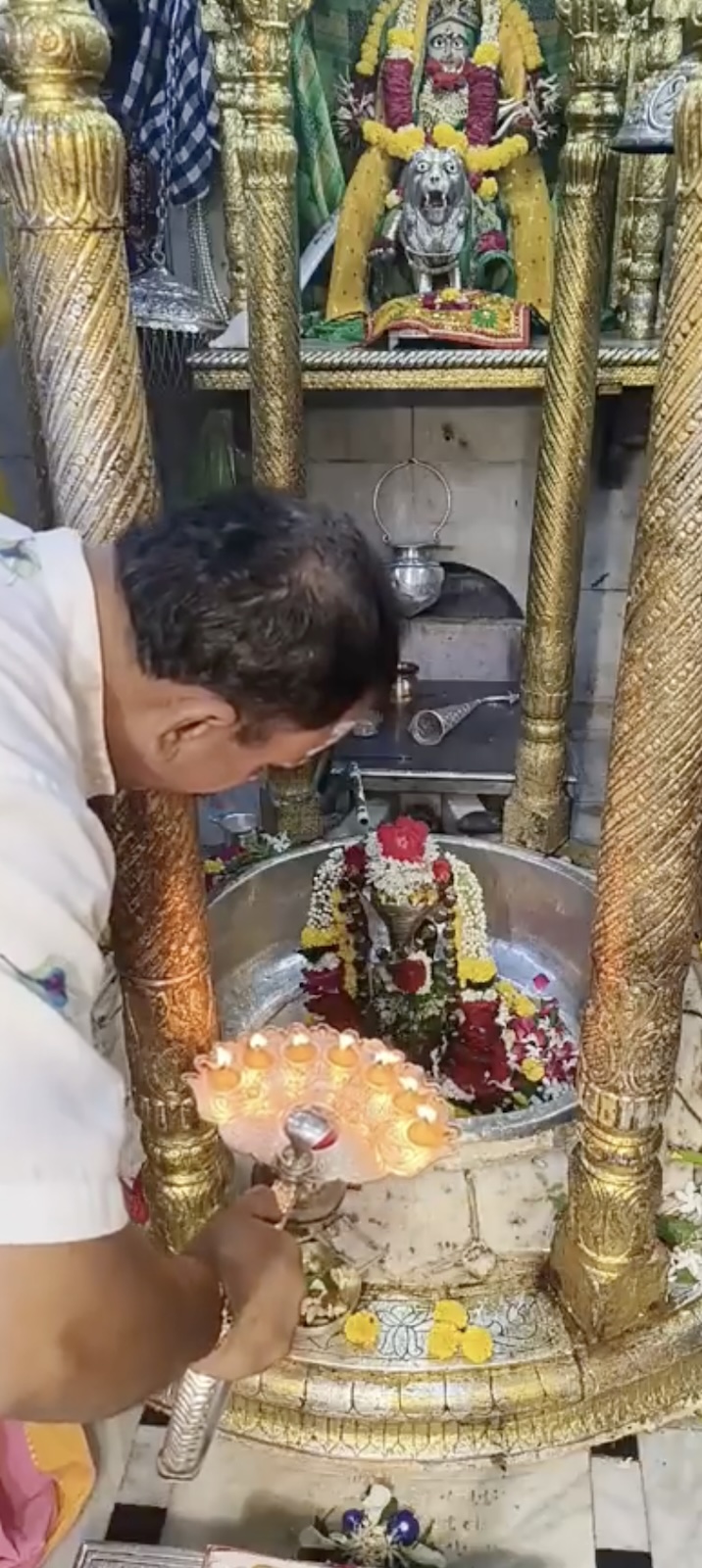 Aarti Darshan Maa Amba at Shree Kubereshwar Mahadev