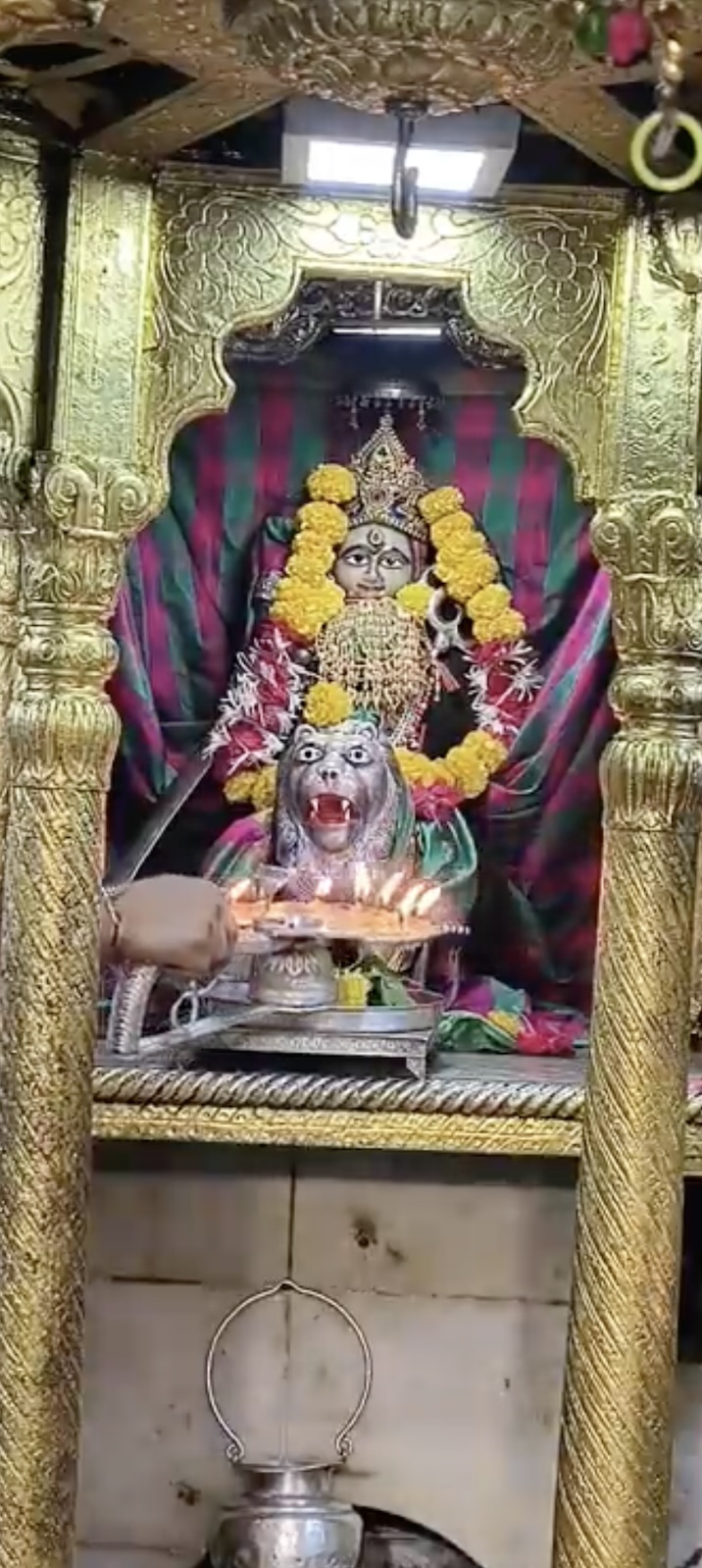 Aarti Darshan Maa Amba at Shree Kubereshwar Mahadev