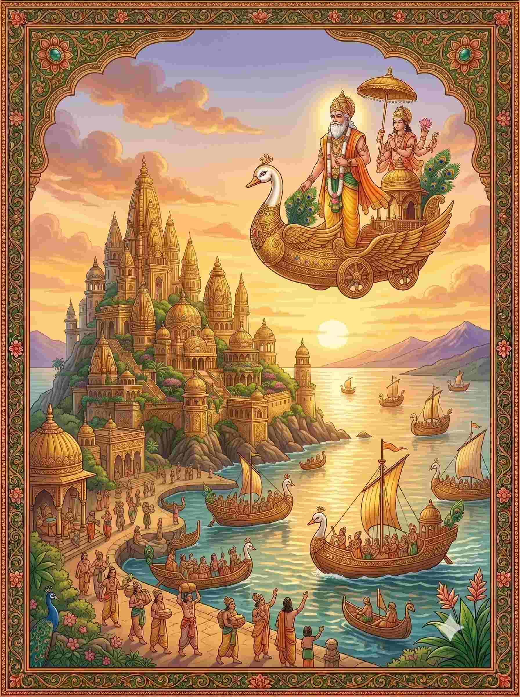 Kubera leaving Lanka peacefully
